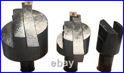 Indexable Fly Cutter Set With SCLCR SCLCL Tool Holder & CCMT Carbide Inserts 10
