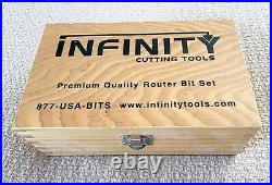 Infinity Cutting Tools 3 Piece Cabinet Door Set with Back Cutter (New in box)