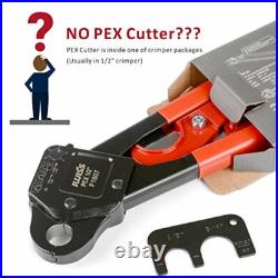 Iwiss Set of 2 PEX Crimper Crimping Tools with 1/2 3/4 Angle with Go-No Go Iwiss Set of 2 PEX Crimper Crimping Tools with 1/2 3/4 Angle with Go-No Go