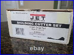 JET Tools 3-3/8'' CHAIR RAIL Molding Cutter Set For JPM-13 Planer/Molder NOS