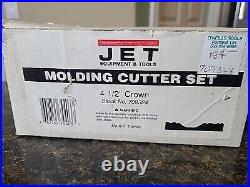 JET Tools 4-1/2'' Crown Molding Cutter Set For JPM-13 Planer/Molder