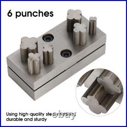 Jewellery Disc Cutter 6 Holes Punch Set Metal Punching 9- 20 mm Tool