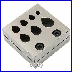 Jewelry Disc Cutter Punch Die Set Metal Punching Cutting Tool Jeweler Tool HOT