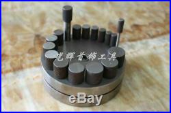 Jewelry Tools Metal Disc Cutter Set 17PCS Round Cutting Tools 4mm-20mm Cutters