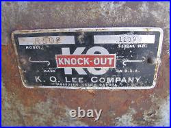 K. O. LEE KNOCK-OUT R502 lg VALVE RESEATER SET-SEAT INSERT INSTALLER/CUTTER TOOLS