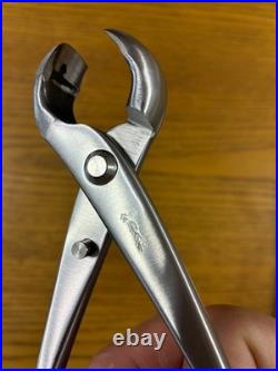 KIKUWA Stainless Bonsai Tool Set Concave Cutter 3202 & Spherical Knob 3204