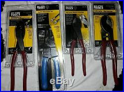 KLEIN TOOLS Cutters & Strippers Pliers Set FREE Shipping- 4pc Set