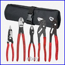 KNIPEX 9K0080150US 5 Piece Core Pliers Set in Tool Roll NEW KNIPEX 9K0080150US 5 Piece Core Pliers Set in Tool Roll NEW