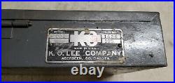 KO Lee Knock Out R202 Valve Seat Insert Cutter Tool Set