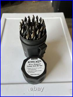 KTOOL XD KTI-XD3106 29 pc stepped cutter drill bit set