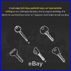 Key Duplicating Machine KeyCutting Cutter Copy Duplicator Locksmith Set Tool NEW