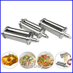 Kitchen Tool 3-Piece Pasta Roller and Cutter Set for KitchenAid Stand Mixer