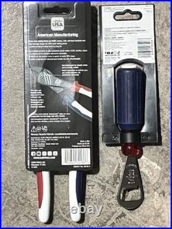Klein Tools 250th USA Anniversary Diagonal Cutter & BONUS Bottle Opener