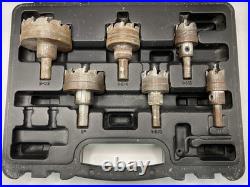 Klein Tools 31873 7-Piece Master Electrician's Carbide Hole Cutter Set