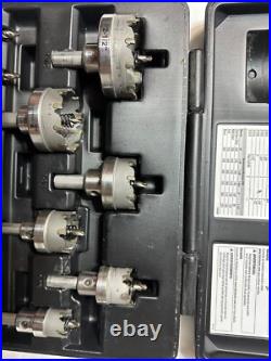 Klein Tools 31873 8-Piece Master Electrician's Carbide Hole Cutter barely used