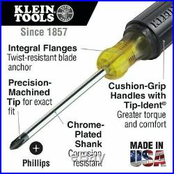 Klein Tools 6 Piece Set with 2 Pliers, Wire Stripper-Cutter, 2 Screwdrivers, volt