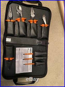 Klein Tools 8-Piece Insulated Set Pliers Wire Strippers Screwdrivers Cutters