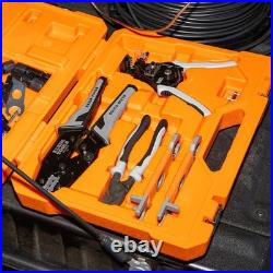 Klein Tools 92919SEP Solar Tool Set with Cutter, Stripper, Crimper, Orange