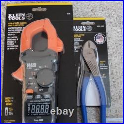 Klein Tools CL390 6pc Tool Set Clamp Meter + Wire Stripper + Pliers + Cutters