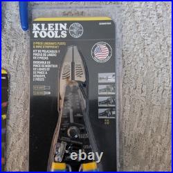 Klein Tools CL390 6pc Tool Set Clamp Meter + Wire Stripper + Pliers + Cutters