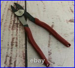 Klein Tools Set. Linesman Side Cutting Pliers, Diagonal Cutters, Wire Crimpers
