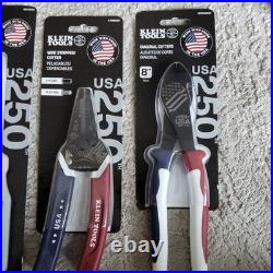 Klein Tools USA 250th Mixed Tool Set Screwdrivers, Stripper/Cutter + Opener