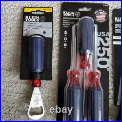 Klein Tools USA 250th Mixed Tool Set Screwdrivers, Stripper/Cutter + Opener