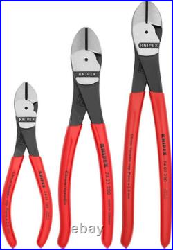 Knipex 002005S2 High Leverage Diagonal Cutter Pliers Tool Set 3 Piece