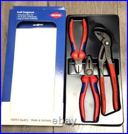 Knipex 3pc PRO Pliers Tool Set, Cobra, Linesman, Cutter #002009V01 Knipex 3pc PRO Pliers Tool Set, Cobra, Linesman, Cutter #002009V01