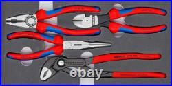 Knipex 4pc Pliers Set Cobra, Cutter, Long Nose, Combination 002001V15 Comfort