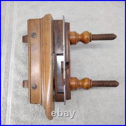 L & I J. White Wooden Plough Plane With Set Of Irons Cutters Blades