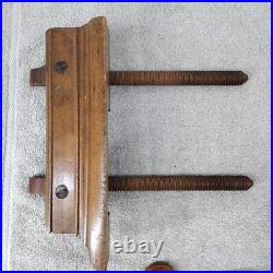 L & I J. White Wooden Plough Plane With Set Of Irons Cutters Blades