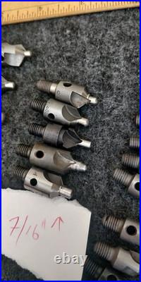 LARGE LOT SCHRILLO & ATI Microstop Countersink Cages + Cutter set 1/2 7/16 3/8