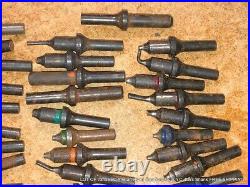LOT OF 72 USED Aircraft Rivet Gun Sets Punch Cutters Shank FREE SHIPPING