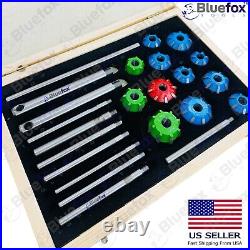 Large Carbide Mounted Valve Seat Cutter Set 30 45 70 (20 Degrees) BLUEFOXTOOLS