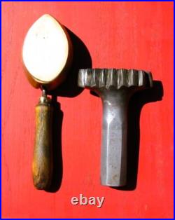 Large Rare Vintage Millinery Fancy Serrated Leaf Tool Mold Cutter SET #27 Large Rare Vintage Millinery Fancy Serrated Leaf Tool Mold Cutter SET #27