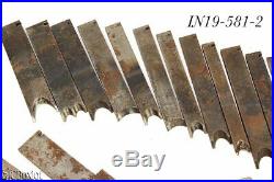 Large lot set STANLEY TOOLS 55 45 IRONS CUTTERS w center section bottom
