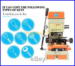 Laser Key Copy Duplicating Machine DeFu 998CWith Full Set Cutters Locksmith Tools