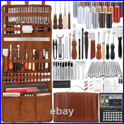 Leather Tooling Kit Complete Leather Craft Tools Set for DIY Leatherworking