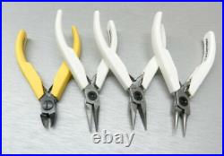 Lindstrom Pliers Set Supreme Line 7490 7590 7893 & Cutter 8141 4pc Kit Pouch