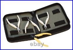 Lindstrom Pliers Set Supreme Line 7490 7590 7893 & Cutter 8141 4pc Kit Pouch