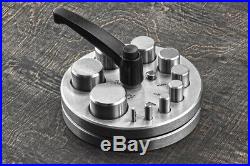Locking Disc Cutter Set 10 sizes Cut Circular Metal Discs Round Jewelry Tool