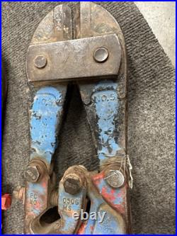 Lot of 7 Various Bolt Cutters HK Porter HKP Ace Anvil Cr-Mo Sizes 14 18 24 42