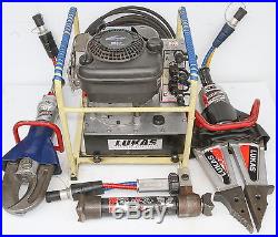 Lukas 6hp Portable Hydraulic Jaws of Life Set Pump-Spreader-Cutter-Ram Rescue
