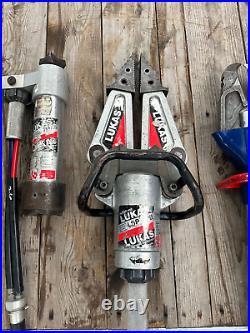 Lukas Hydraulic Rescue Tools Big Set with Spreader, Cutter, Rams and Extensions