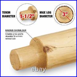 Lumberjack Tools 1, 1-1/2 & 2 Pro Master Kit PSK3 Log Furniture Tenon Cutter