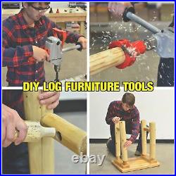 Lumberjack Tools 1, 1-1/2 & 2 Pro Master Kit PSK3 Log Furniture Tenon Cutter