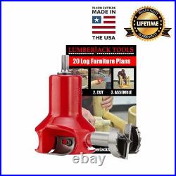 Lumberjack Tools 1-1/2 Home Beginner's Kit HSBK1 Log Furniture Tenon Cutter
