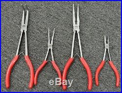 MAC Tools 13 Piece Pliers Set (Needle Nose, Flat Head, Side Angle Cutter, etc.)