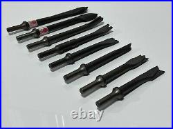 MAC Tools USA 8pc. 401 Air Hammer Set Lot AH Series Cutters, Rippers, Breakers